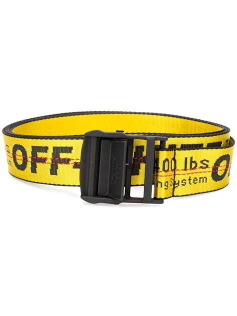 cinturon off white imitación